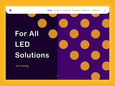 LED Store Web Page Design UI & Elements branding design icon interaction design interface interface design landing page led pagedesign ui design ux web website webstore