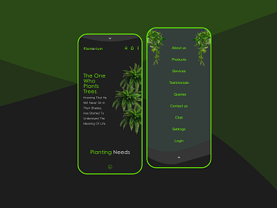 Plantorium app design animation app design designinspiration flat graphics graphicsdesign green interface png typography ui ux vector web