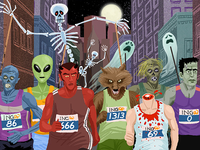 Halloween Marathon halloween marathon tim paul tim paul illustrations