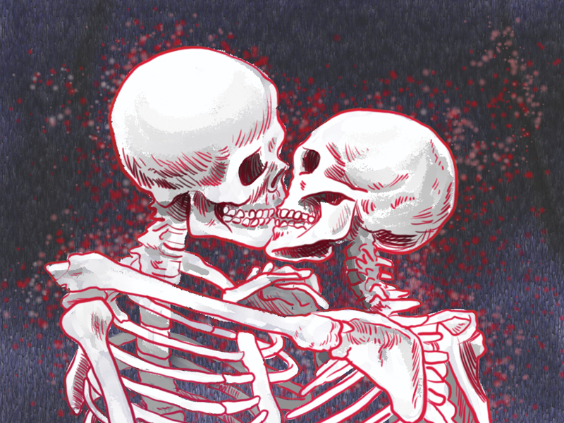 Skeleton Kiss.