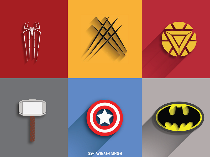 Superheroes Poster by Avinash Singh on Dribbble