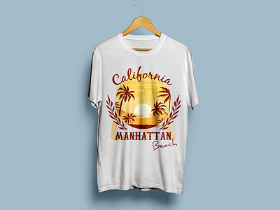 Manhattan Beach, LA, California angeles beach california design los manhattan shirt t