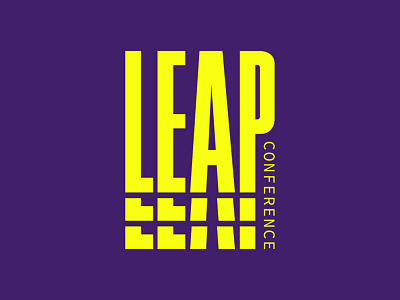 Leap Conference branding design logo typography