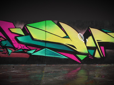 Spraypainted artwork... art dep design graffiti letters london paintshop studio style vectors