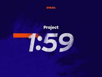 Project 1:59 Branding app cycling gym marathon run running sport strava training