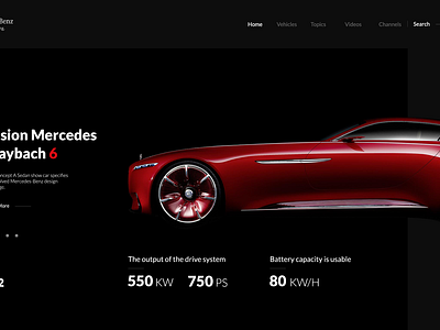 Mercedes Benz Website by Mohamed on Dribbble