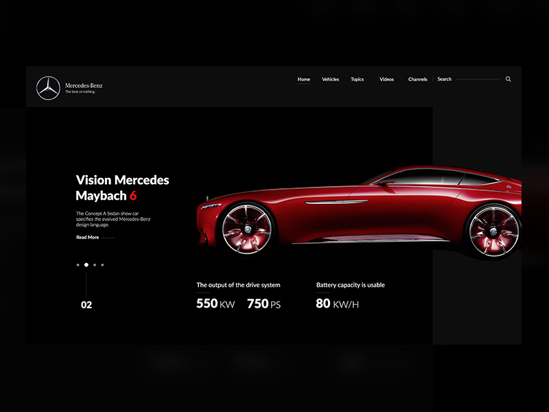 Mercedes Benz Website by Mohamed on Dribbble