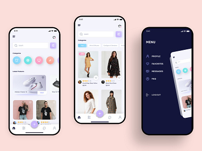 E-commerce app UI/UX clean ui e commerce e shop ecommerce mobile app mobile app design mobile design modern design online shop online store ui ui design ux