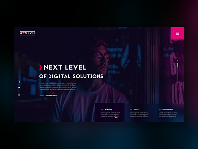 Creative Digital Agency Web Design Concept