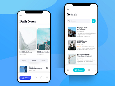 News Feed App Concept branding clean ui design design free ui kit illustration ios app design landing page mobile app design news feed ui ux web wireframe kit