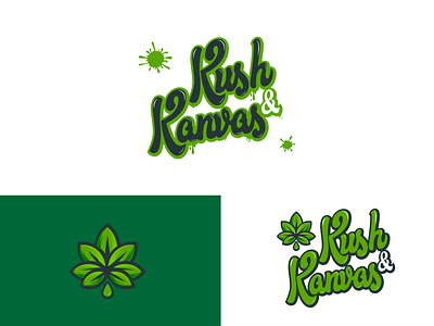 Kush & Kanvas Art Studio Logo