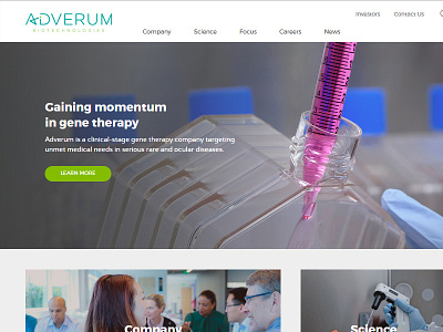 Adverum (2017) digital production graphic design ui ux