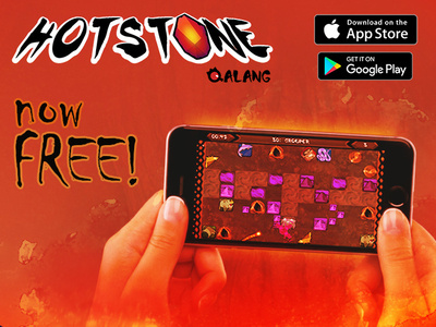 Hotstone advert gaming graphic design mobile