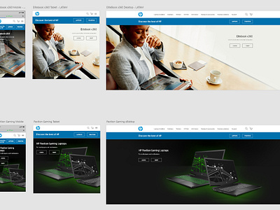 HP Featured Products digital production graphic design ui ux