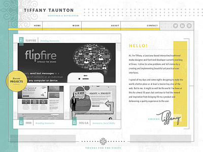 Portfolio Redesign portfolio redesign texture website