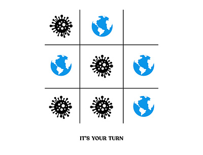 It's your turn brand coronavirus covid 19 creative design icon illiustration illustration instagram typogaphy