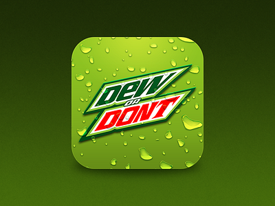 Dew or Don't Alt Icon app dew icon ios iphone mtn pepsi