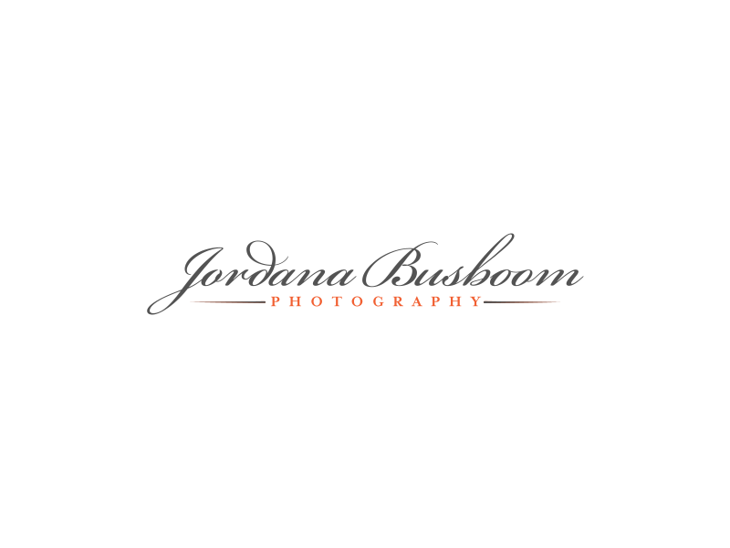 Jordana Busboom Photography Wordmark by Mitch Ray on Dribbble