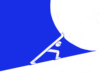 Snowball 2d design illustration ipadpro procreate sketch snowball