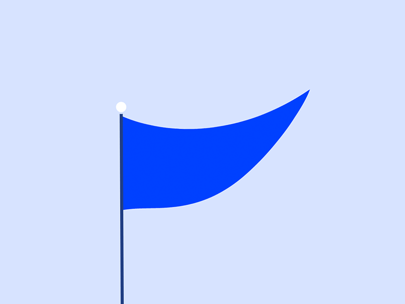 Flag 2d animation flag