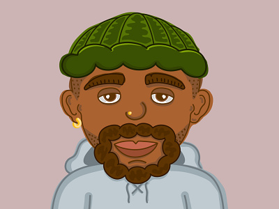 cozyBoy ai illustrator beanie character design chillin cozy cozyboy fall hoodieseason illustration mellow portrait art vector design