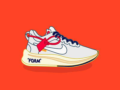 Nike Zoom Fly Off-White foam nike off white sneakers zoom fly
