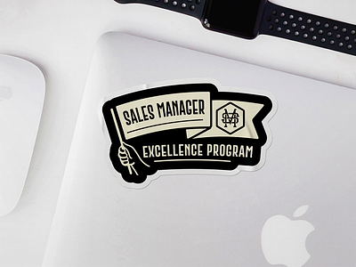 Sales Manager Program sticker