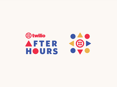 Twilio After Hours Logo abstract branding diversity inclusion inclusive design logo shapes twilio vector