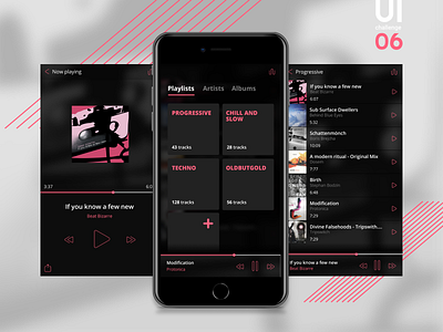 UI challenge - Music Player