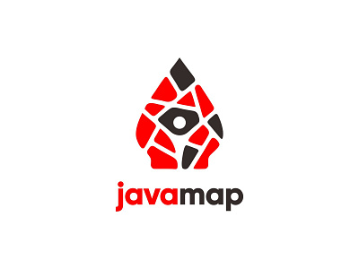 Java Map Logo culture logo heritage java java logo local map logo mountain region