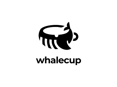 Whale Cup big logo cup fish huge logo mammalia whale whale logo