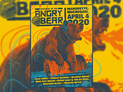 Angry Bear Poster 2020