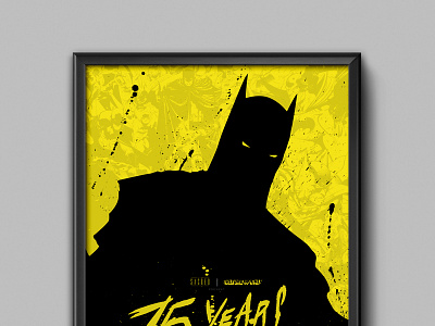 75 Years of Dark Knights Show Poster by 𝑭𝑶𝑹𝑬𝑺𝑻𝑬𝑹 𝑫𝑬𝑺𝑰𝑮𝑵 on Dribbble