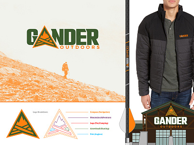 Gander Outdoors Concept 2 design gander logo outdoors vector