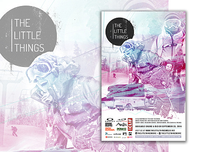 Little Things Movie design photoshop actions poster snowboarding