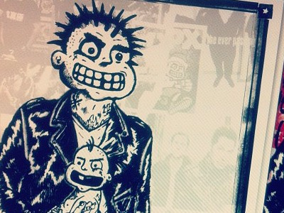 MXPX 20th Anniversary Show Poster mxpx punk rock punk rock illustration pen pencil pen and ink collage photoshop