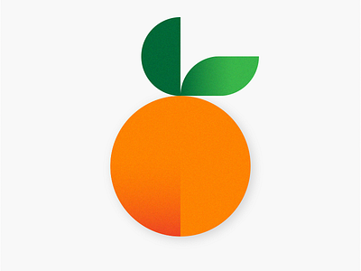 Orange Illustration food fruit fruit illustration geometric fruit illustration orange orange illustration