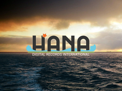 Hana Digital Records Signature branding identity music record label