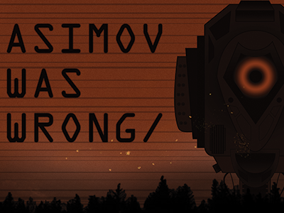 Asimov Was Wrong Designers.MX Album Art album album art asimov issac mech music robots trees uprising