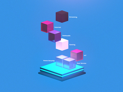 Network Composition Diagram 3d after effects cinema 4d diagram illustration networking