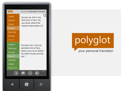 Polyglot app for Windows Phone app metro modern verysoftware windows phone