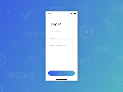 Daily UI #001: Simple Login for iOS