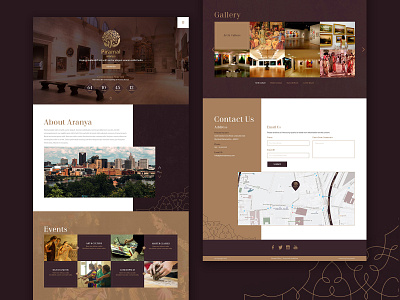 Event Website ethenic event one pager rich royal royal color royal color webdesign website