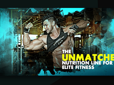 Big Muscle Nutrition02 design graphics web banner