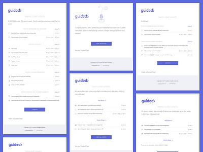 Guided Mails For Dribbble email ui ux web design