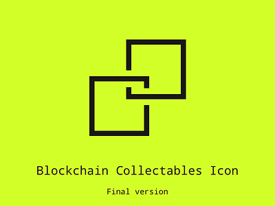 Blockchain Collectable Icon Final blockchain icon