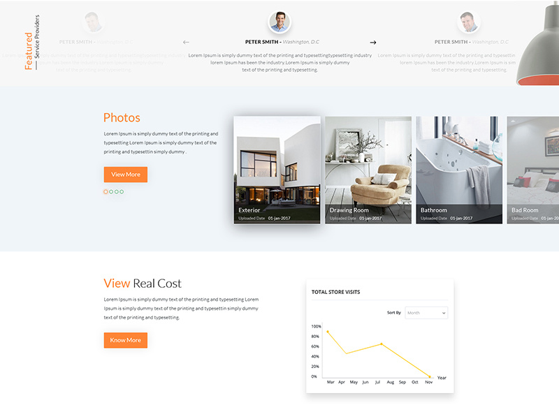 Home Page by Shagun on Dribbble