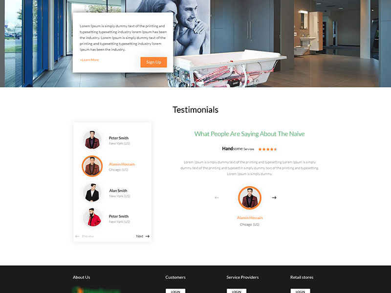 Home Page by Shagun on Dribbble