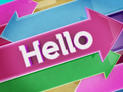 Hello Dribble 3d type