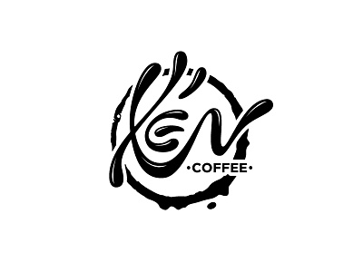 Xén Coffee Logo bnw brand coffee lettering logo logotype type typography vietnam